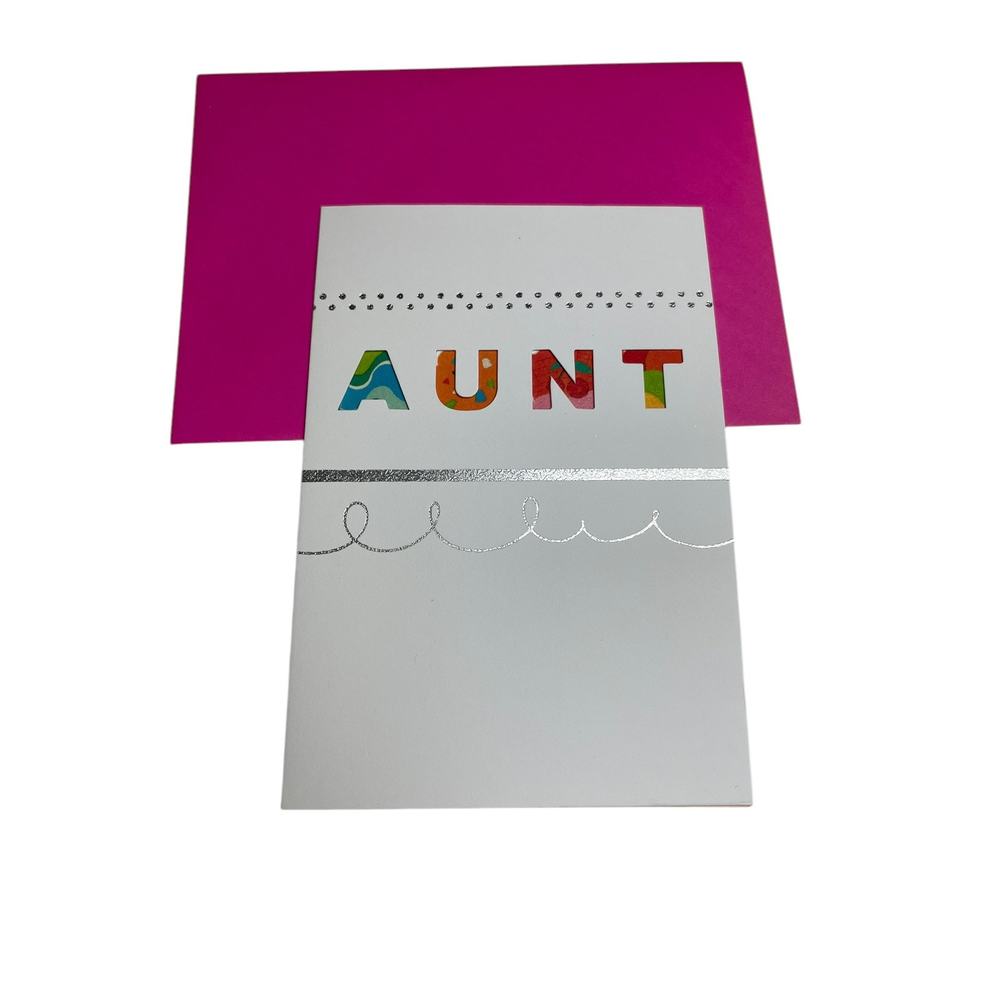 5/$10 Birthday Card Aunt Pictura Greeting Card Summer Cutout